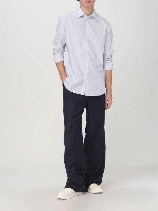  엠포리오 아르마니 스트레이트 팬츠 EM000595TE11118 UB109 Blue - EMPORIO ARMANI