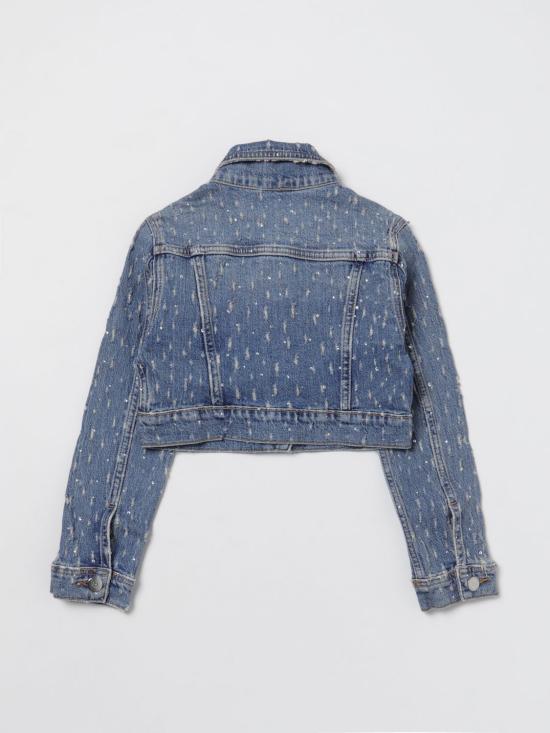25SS [키즈] 리우조 데님 자켓 GA4126D4518 77157 Blue - LIU JO