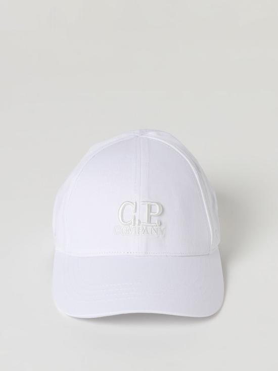 25FW [키즈] 씨피 컴퍼니 모자 CUX005LOA04 10135 White - C.P. COMPANY