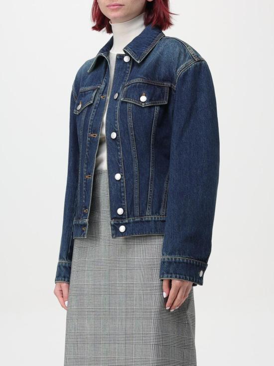 24FW 알렉산더 맥퀸 데님 자켓 794137QMACS 4297 Blue - ALEXANDER MCQUEEN