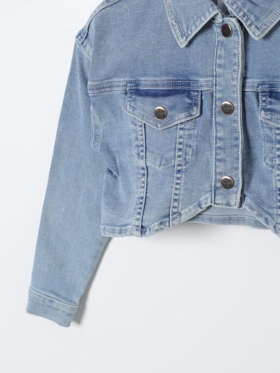 25FW [키즈] 트윈셋  데님 자켓 241GJ2054 03672 Blue - TWINSET
