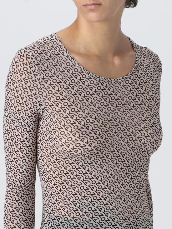 25FW 핑코 긴팔 티셔츠 100639A13G DZ5 Butter - PINKO