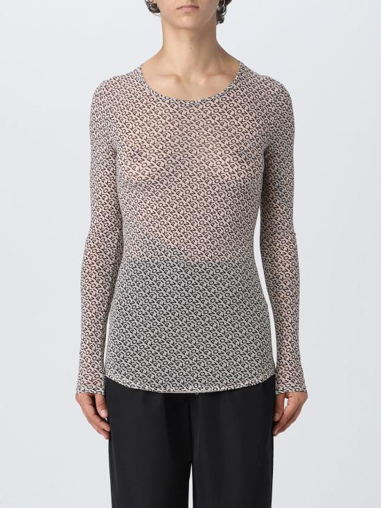 25FW 핑코 긴팔 티셔츠 100639A13G DZ5 Butter