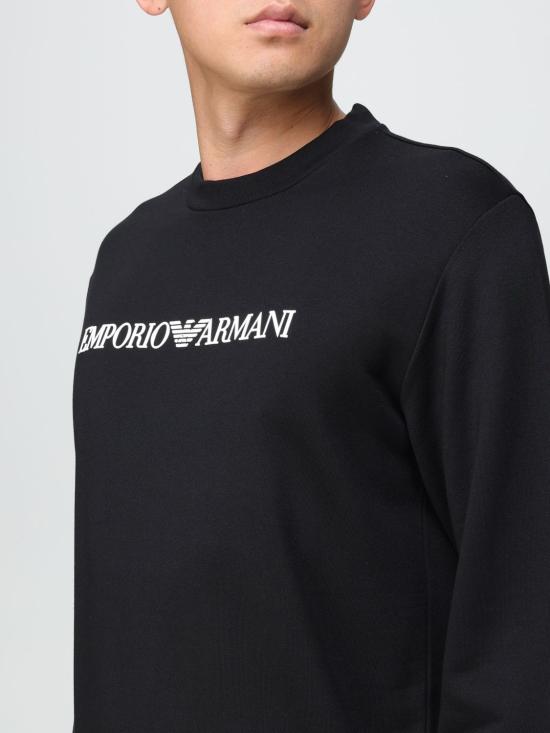  엠포리오 아르마니 긴팔 티셔츠 8N1MR61JRIZ F009 Black - EMPORIO ARMANI