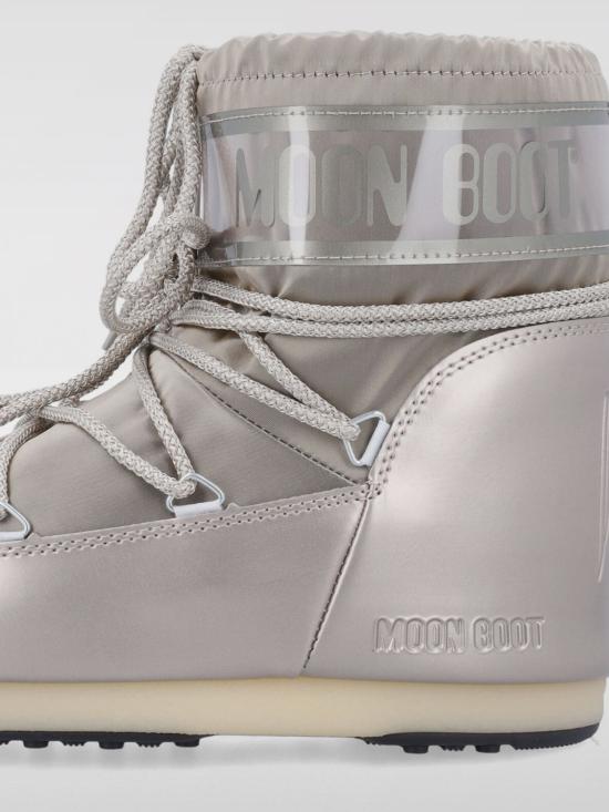 25FW 문부츠 아이콘 나일론 로우 부츠 80D1409350 B003 Platinum - MOON BOOT