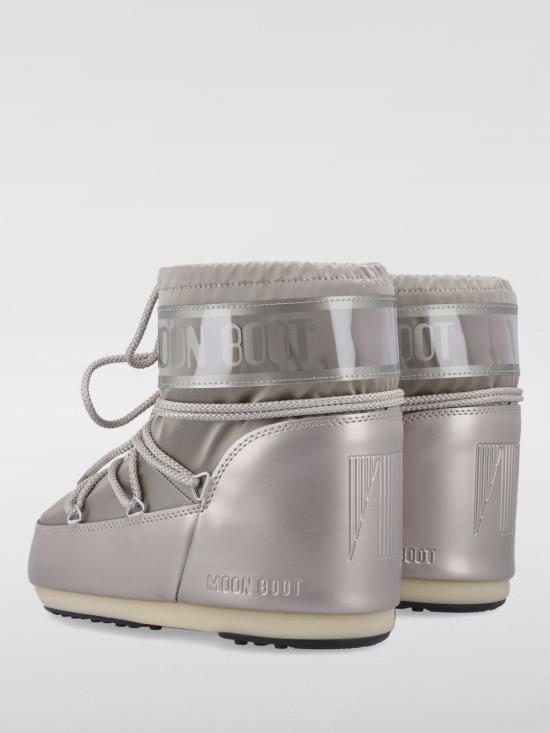 25FW 문부츠 아이콘 나일론 로우 부츠 80D1409350 B003 Platinum - MOON BOOT