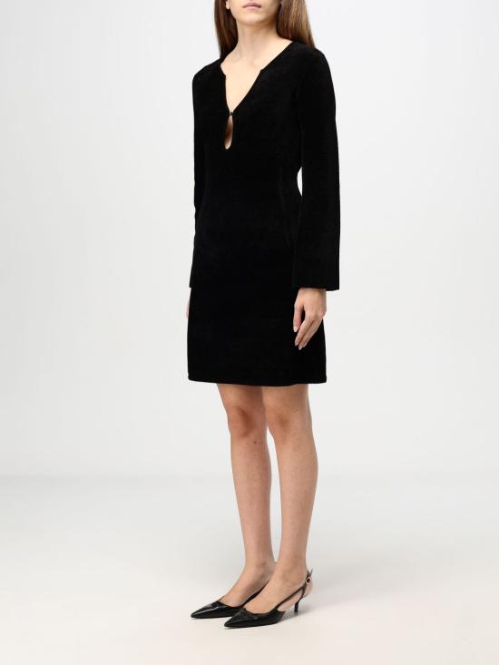 24FW 엠포리오 아르마니 숏 원피스 6D2ATA2M29Z 0999 Black - EMPORIO ARMANI