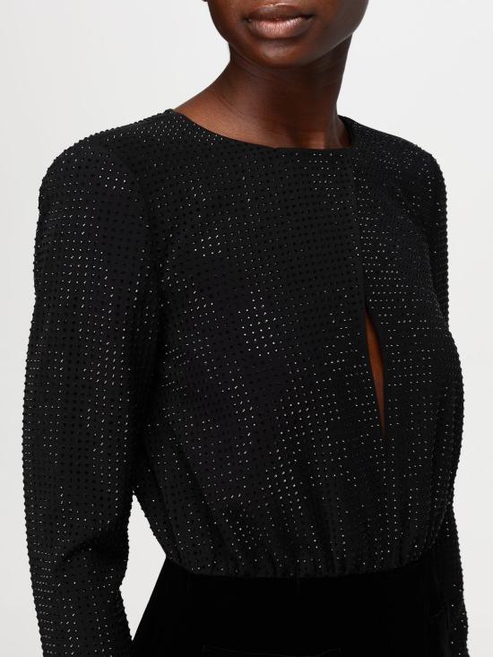 24FW 엠포리오 아르마니 롱 원피스 EW000060AF10208 UC001 Black - EMPORIO ARMANI