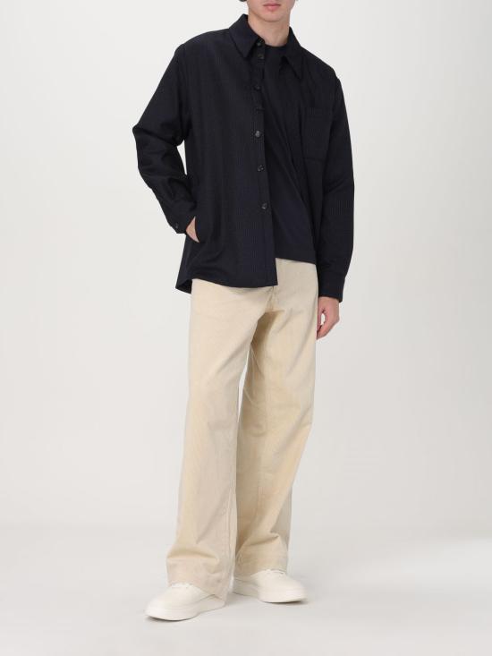  엠포리오 아르마니 긴팔 셔츠 EM000296TE11226 UB081 Blue - EMPORIO ARMANI