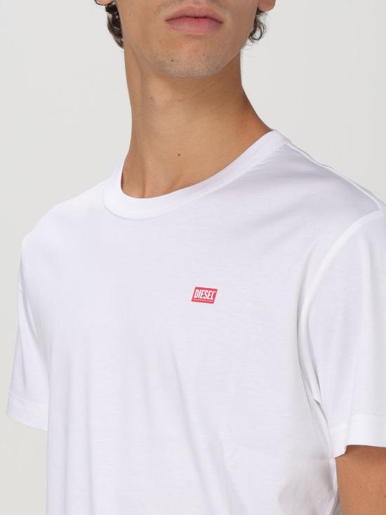 25FW 디젤 반팔 티셔츠 A148190SKAF 100 White - DIESEL
