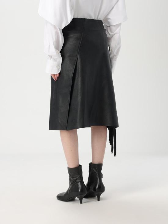 25FW 스텔라 맥카트니 미디 스커트 630109SJB14 1000 Black - STELLA MCCARTNEY