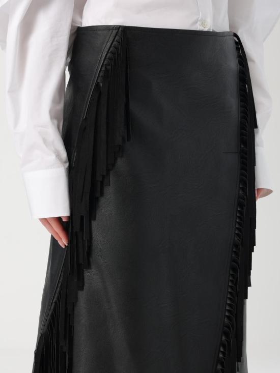 25FW 스텔라 맥카트니 미디 스커트 630109SJB14 1000 Black - STELLA MCCARTNEY
