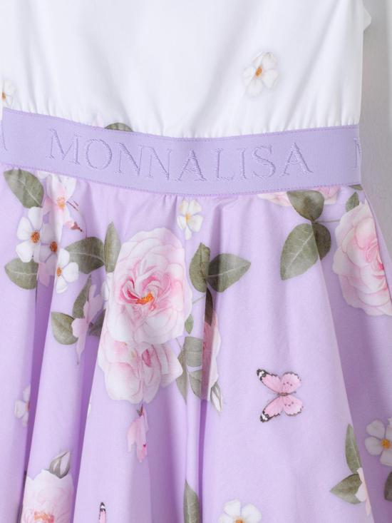 25FW [키즈] 모나리자 원피스 11C9243672 9965 White - MONNALISA