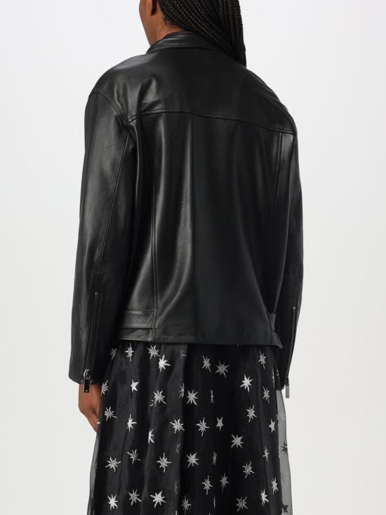 24FW 엠포리오 아르마니 가죽 자켓 EW000229AF10529 UC001 Black - EMPORIO ARMANI