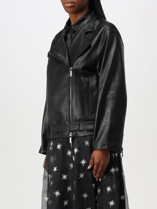 24FW 엠포리오 아르마니 가죽 자켓 EW000229AF10529 UC001 Black - EMPORIO ARMANI