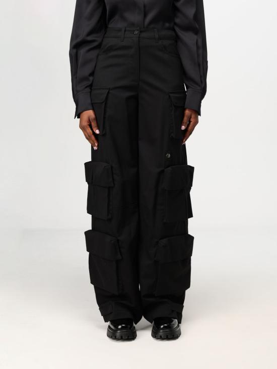 24FW 엠포리오 아르마니 스트레이트 팬츠 6D2PA42NB5Z 0999 Black