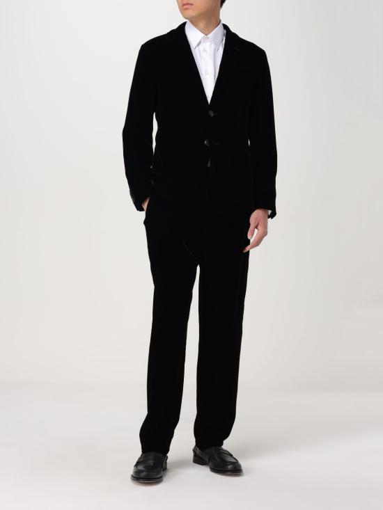  조르지오 아르마니 스트레이트 팬츠 GM000587TE10046 UC001 Black - GIORGIO ARMANI
