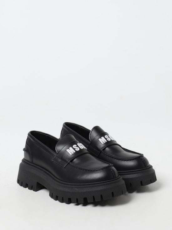 24FW [키즈] 엠에스지엠 레이스업 슈즈 7890901 Black - MSGM