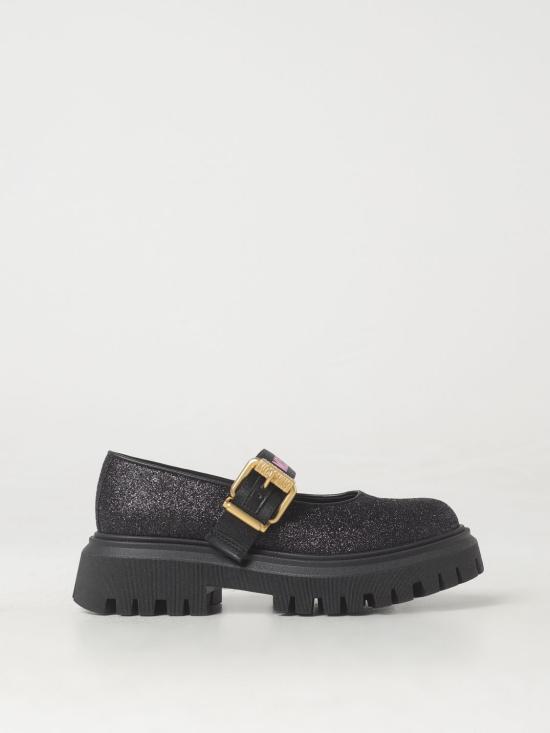 24FW [키즈] 모스키노 레이스업 슈즈 7874001 Black