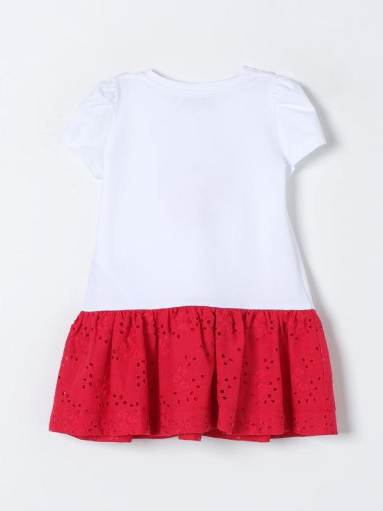 25FW [키즈] 모나리자 원피스 11C9193201 9944 White - MONNALISA