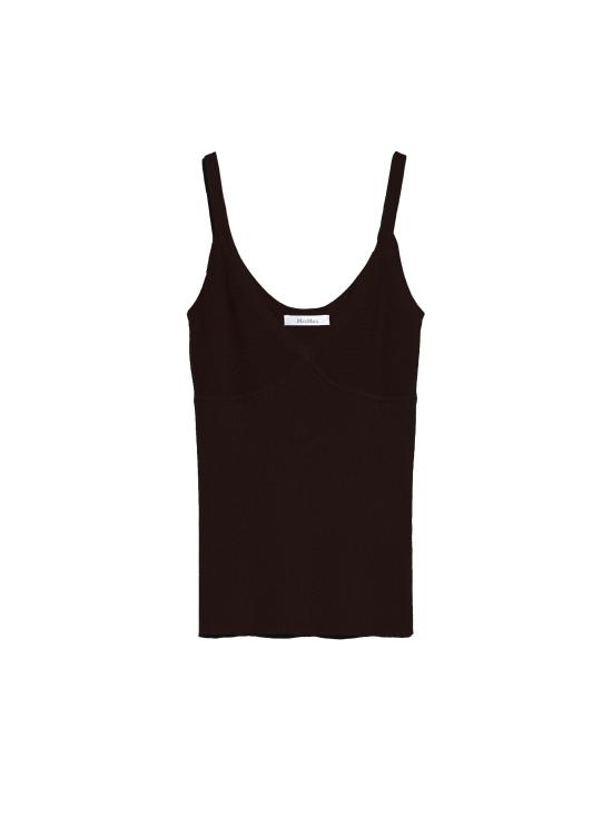  막스마라 갈루라 캐시미어&실크 리브 슬리브리스 탑 2421366091650GALLURA 009