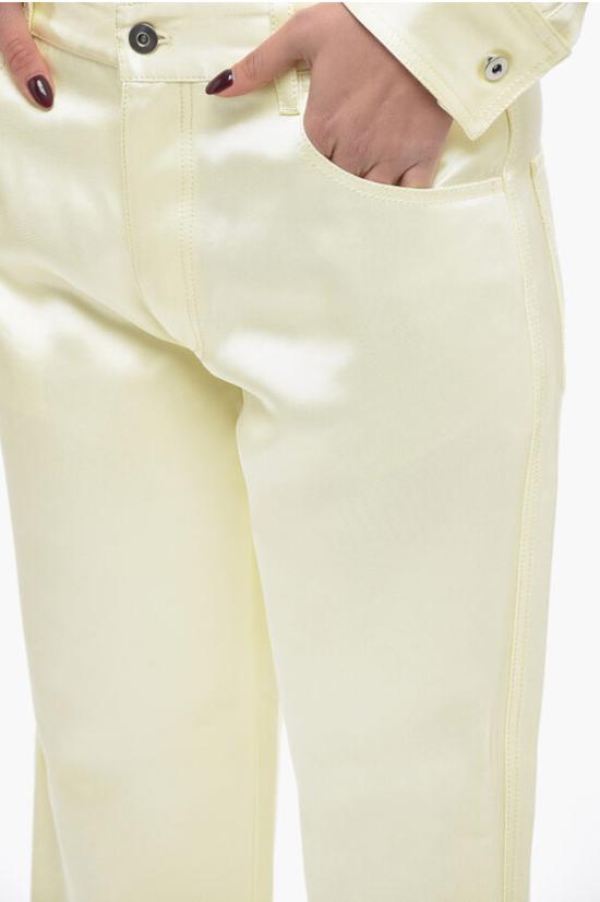  보테가베네타 스트레이트 팬츠 730179V1JS0 7112 Yellow - BOTTEGA VENETA