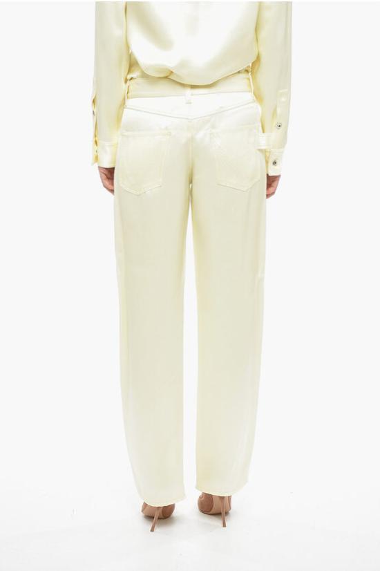  보테가베네타 스트레이트 팬츠 730179V1JS0 7112 Yellow - BOTTEGA VENETA