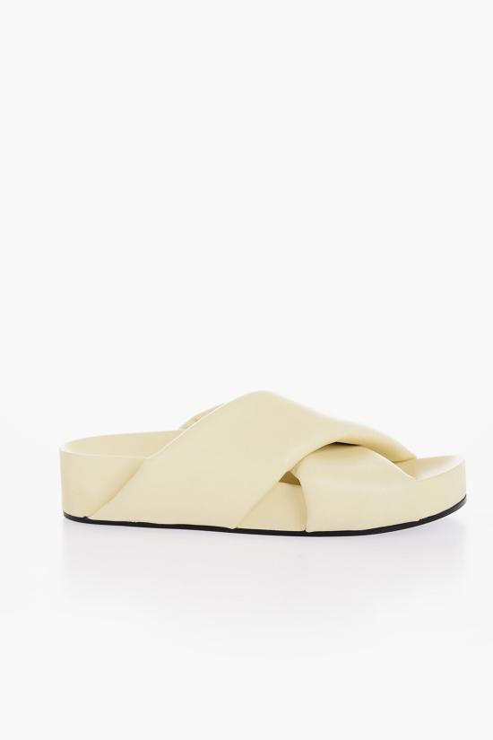  질샌더 뮬/슬리퍼 JS38044A 15003 746 Yellow - JIL SANDER