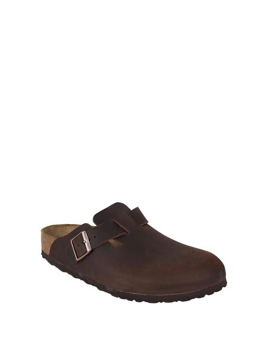 26SS 버켄스탁 보스턴 오일드 레더 클로그 860133HABANA Brown - BIRKENSTOCK