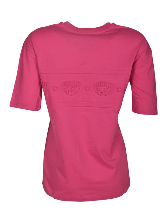  키아라 페라그니 반팔 티셔츠 77CBHK09 CJK01 344 Fuchsia - CHIARA FERRAGNI