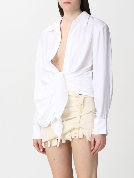 25FW 자크뮈스 블라우스 21H213SH0021020 100 White - JACQUEMUS