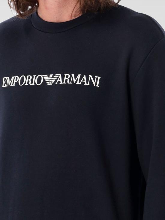 24FW 엠포리오 아르마니 긴팔 티셔츠 8N1MR61JRIZ F905 Blue - EMPORIO ARMANI