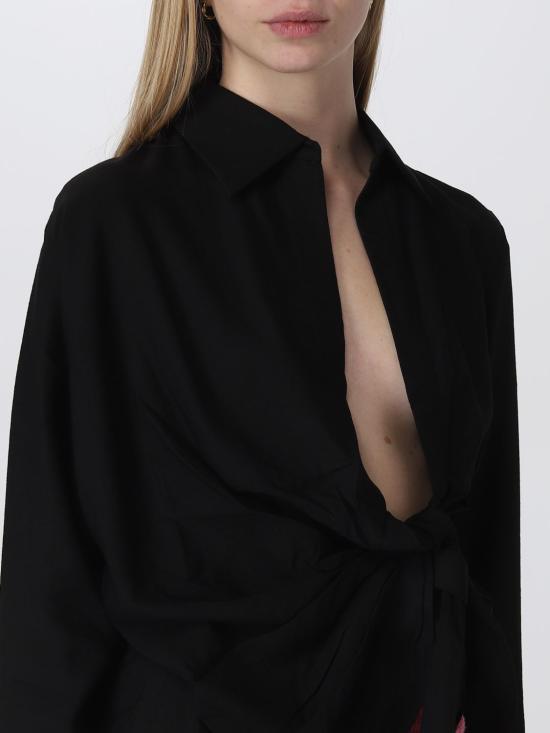 25FW 자크뮈스 블라우스 21H213SH0021020 990 Black - JACQUEMUS