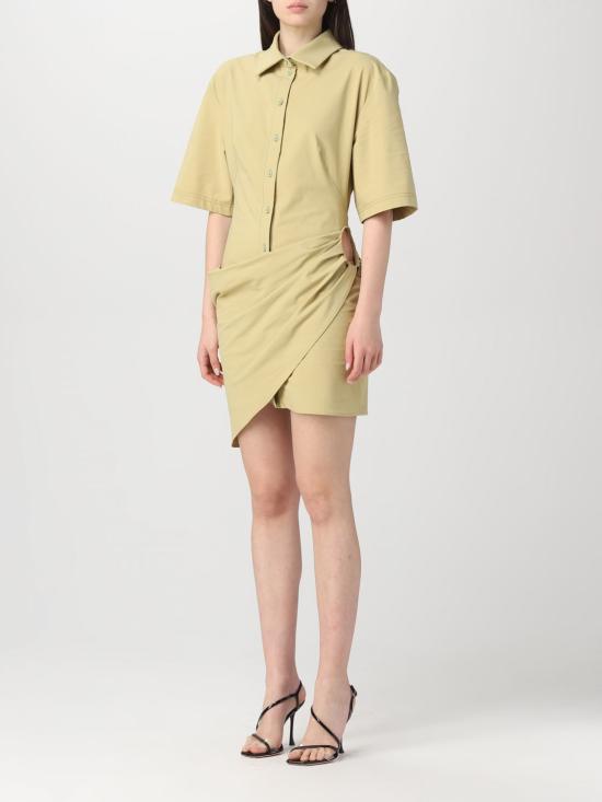25FW 자크뮈스 숏 원피스 23E231DR0531084 530 Beige - JACQUEMUS