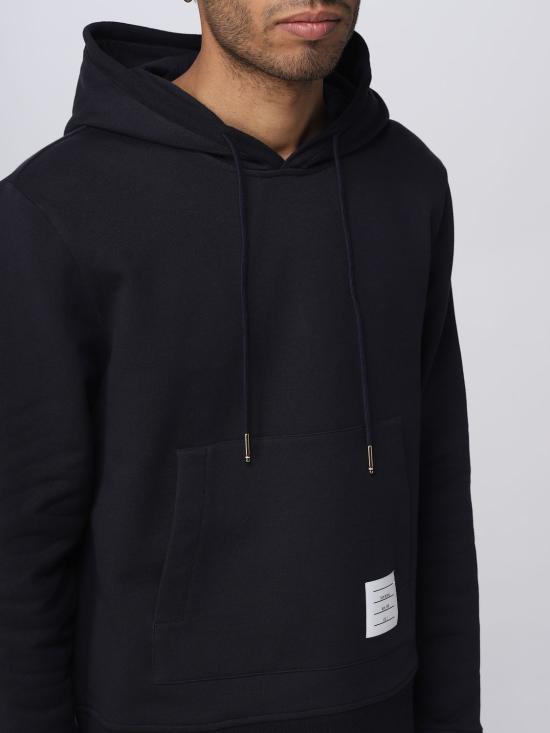 25FW 톰브라운 후드 티셔츠 MJT364E06931 415 Blue - THOM BROWNE