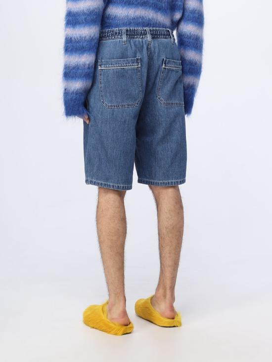  마르니 데님 숏팬츠 PUJU0070I0USCV22 SWB64 Blue - MARNI