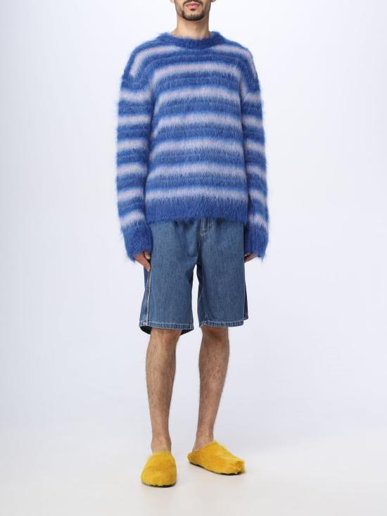  마르니 데님 숏팬츠 PUJU0070I0USCV22 SWB64 Blue - MARNI