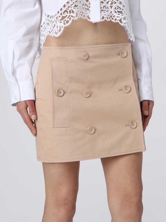 25FW 버버리 숏 스커트 8067747 A4366 Blush Pink - BURBERRY