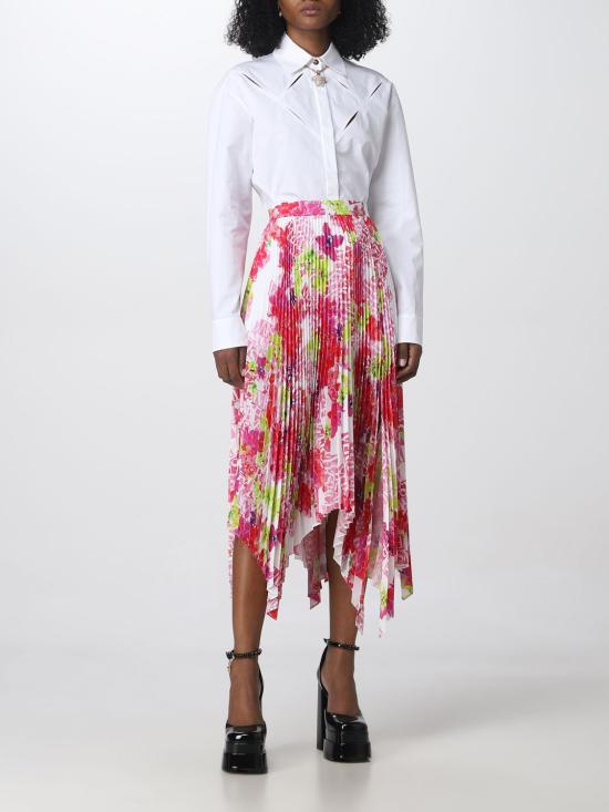 25FW 베르사체 블라우스 10082591A01816 1W000 White - VERSACE