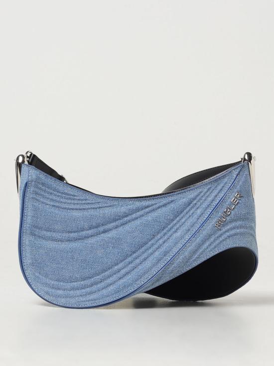 25FW 뮈글러 숄더백 24P10SA0004211 3074 Blue