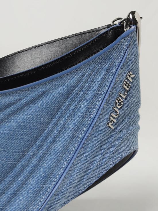 25FW 뮈글러 숄더백 24P10SA0004211 3074 Blue - MUGLER