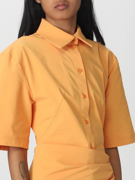 25FW 자크뮈스 숏 원피스 23E231DR0531084 750 Orange - JACQUEMUS