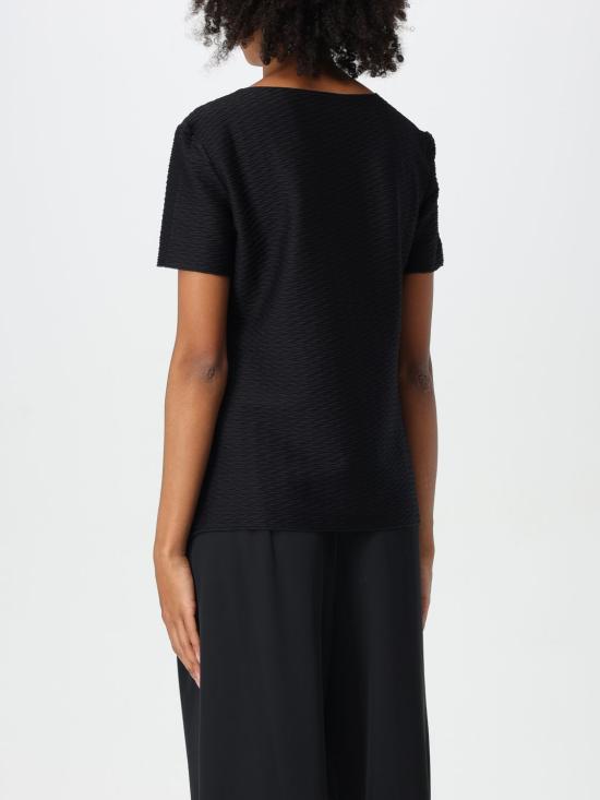 24FW 엠포리오 아르마니 반팔 티셔츠 6D2M8J2JILZ F016 Black - EMPORIO ARMANI