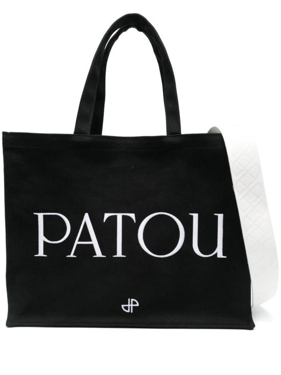 25FW 파투 토트백 AC0450076 999B Black - PATOU
