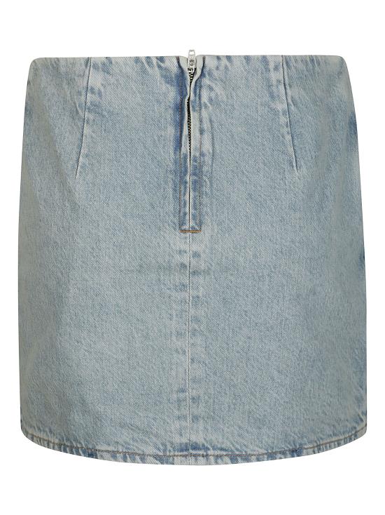  레브 숏 스커트 A07789014 LIGHT BLUE Azzurro - REV