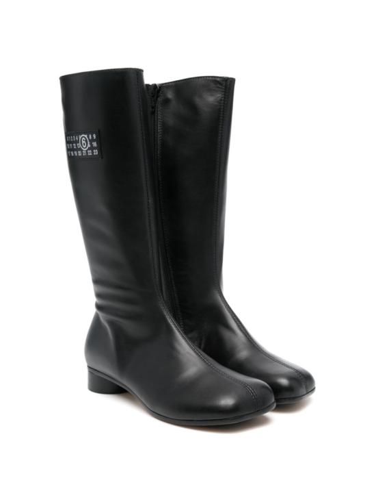 24FW [주니어] MM6 메종마르지엘라 미들 부츠 78109 2 Black
