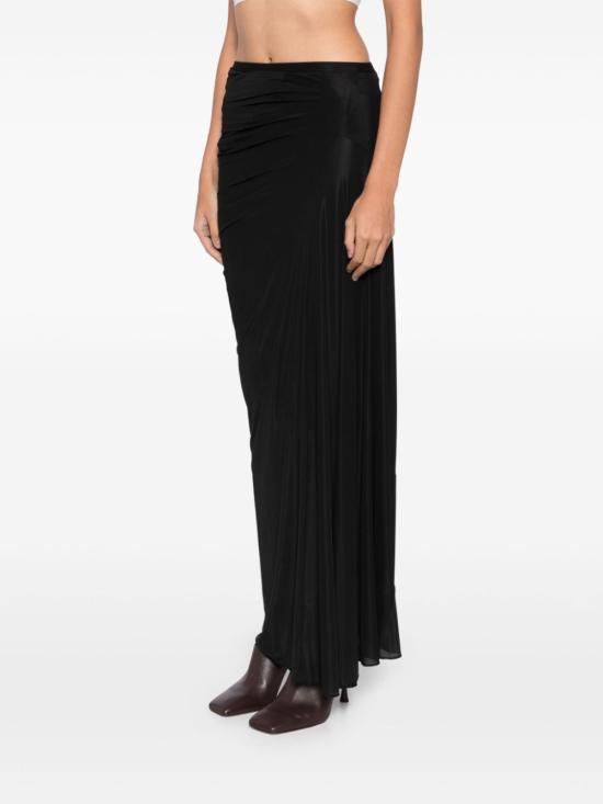 24FW 드리스 반 노튼 롱 스커트 111479204900 BLACK - DRIES VAN NOTEN