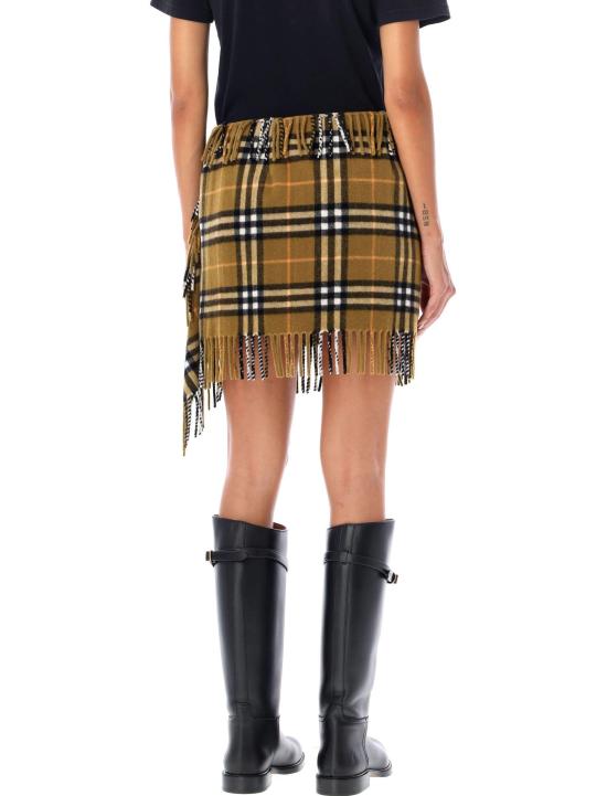 24FW 버버리 숏 스커트 8099716 C1422 OXIDE - BURBERRY