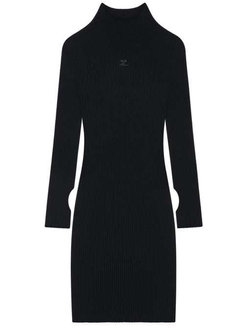 24FW 쿠레쥬 미디 원피스 324MRO466FI0049 9999 Black - COURREGES