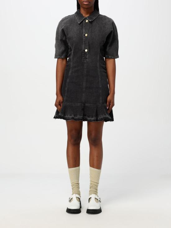 24FW 가니 숏 원피스 J1539 006 Black